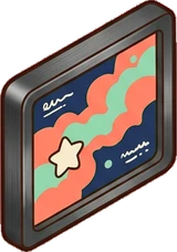 Wall art and frames, a sticker from the Space Cabin world