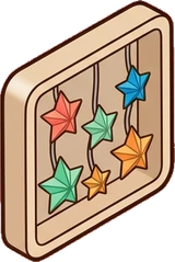 Wall art and frames, a sticker from the Space Cabin world