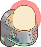 Wall lights, a sticker from the Space Cabin world