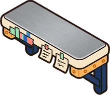 Wall shelves, a sticker from the Space Cabin world