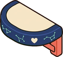 Wall shelves, a sticker from the Space Cabin world