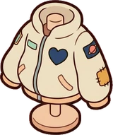 Bags, hats and shoes, a sticker from the Space Cabin world