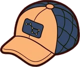 Bags, hats and shoes, a sticker from the Space Cabin world