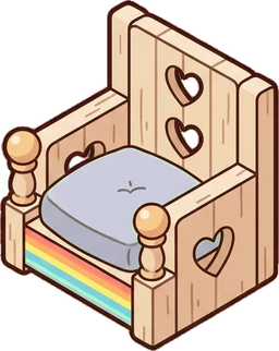 Armchairs, a sticker from the The Unicorn Stable world