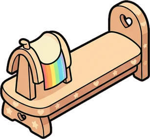 Benches, a sticker from the The Unicorn Stable world