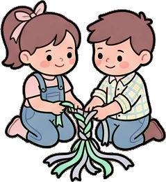 People together, a sticker from the The Unicorn Stable world