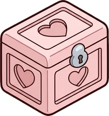 Chests and trunks, a sticker from the The Unicorn Stable world