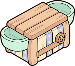 Coffee tables, a sticker from the The Unicorn Stable world
