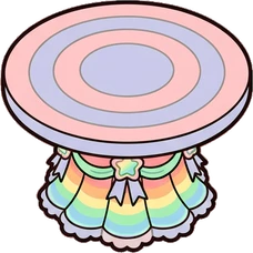 Coffee tables, a sticker from the The Unicorn Stable world