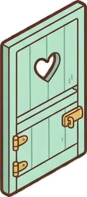 Doors, a sticker from the The Unicorn Stable world