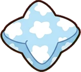 Baskets and floor things, a sticker from the The Unicorn Stable world