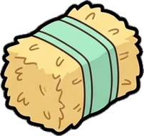 Baskets and floor things, a sticker from the The Unicorn Stable world