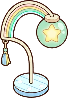 Floor lamps, a sticker from the The Unicorn Stable world