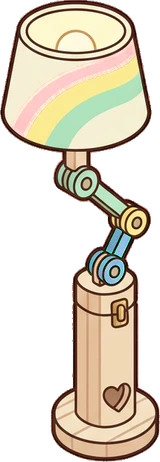Floor lamps, a sticker from the The Unicorn Stable world