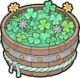 Floor plants, a sticker from the The Unicorn Stable world