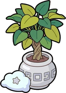 Floor plants, a sticker from the The Unicorn Stable world