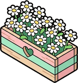 Floor plants, a sticker from the The Unicorn Stable world
