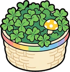 Floor plants, a sticker from the The Unicorn Stable world