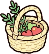 Small plants, a sticker from the The Unicorn Stable world