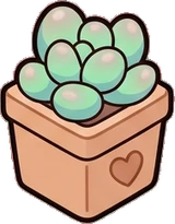 Small plants, a sticker from the The Unicorn Stable world