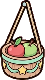 Garlands and hanging things, a sticker from the The Unicorn Stable world
