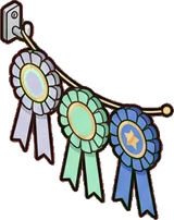 Garlands and hanging things, a sticker from the The Unicorn Stable world