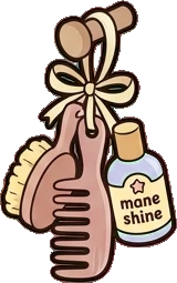 Garlands and hanging things, a sticker from the The Unicorn Stable world