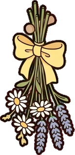 Garlands and hanging things, a sticker from the The Unicorn Stable world