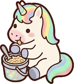 Ponies and big animals, a sticker from the The Unicorn Stable world