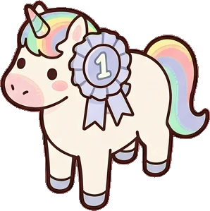 Pony e animali grandi, un adesivo del mondo La stalla degli unicorni