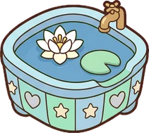Big floor pieces, a sticker from the The Unicorn Stable world