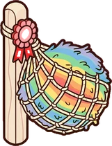 Big floor pieces, a sticker from the The Unicorn Stable world