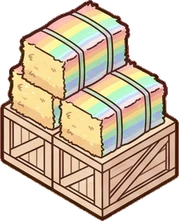 Big floor pieces, a sticker from the The Unicorn Stable world