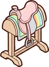 Big floor pieces, a sticker from the The Unicorn Stable world