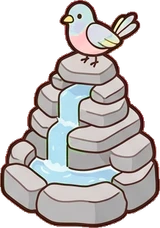 Big floor pieces, a sticker from the The Unicorn Stable world