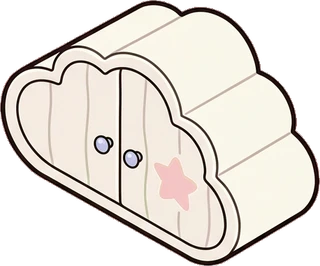 Dressers and low cabinets, a sticker from the The Unicorn Stable world