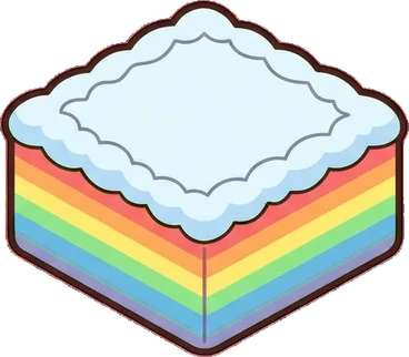 Platforms and daises, a sticker from the The Unicorn Stable world