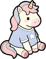 Cats and small animals, a sticker from the The Unicorn Stable world
