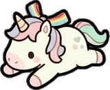 Cats and small animals, a sticker from the The Unicorn Stable world
