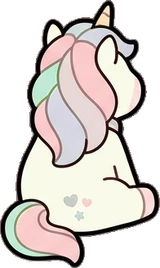 Cats and small animals, a sticker from the The Unicorn Stable world