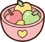 Food and drinks, a sticker from the The Unicorn Stable world