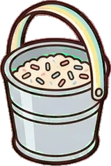Food and drinks, a sticker from the The Unicorn Stable world