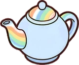 Food and drinks, a sticker from the The Unicorn Stable world
