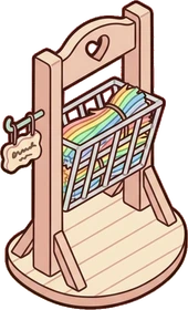 Tall pieces, a sticker from the The Unicorn Stable world
