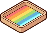 Trays and boards, a sticker from the The Unicorn Stable world