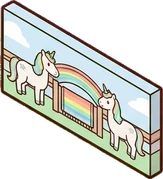 Wall art and frames, a sticker from the The Unicorn Stable world