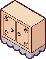 Wall cabinets, a sticker from the The Unicorn Stable world