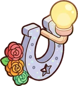 Wall lights, a sticker from the The Unicorn Stable world