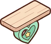 Wall shelves, a sticker from the The Unicorn Stable world
