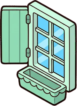 Windows, a sticker from the The Unicorn Stable world